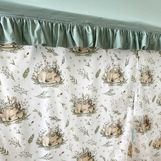 Крыша и шторы для кроватки домика ТД-43